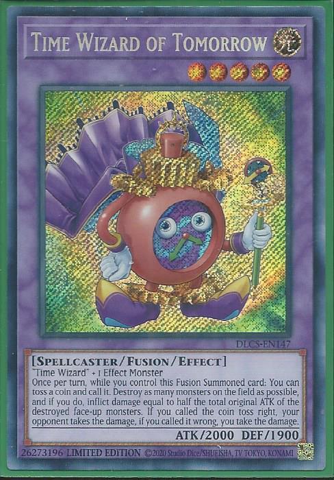 Yugioh - Time Wizard of Tomorrow *Secret Rare* DLCS-EN147 (NM)