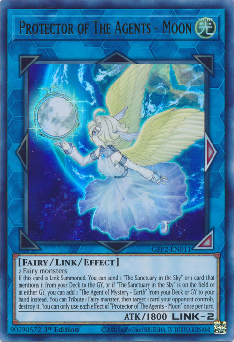 Yugioh - Protector of The Agents - Moon *Ultra Rare* GFP2-EN011 (NM)