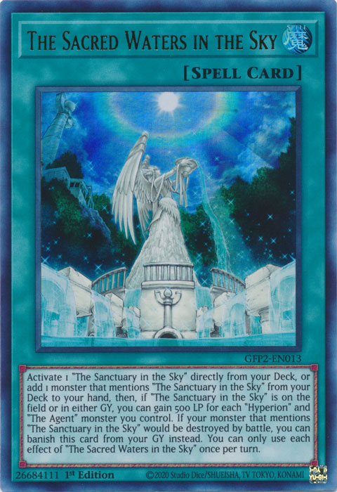 Yugioh - The Sacred Waters in the Sky *Ultra Rare* GFP2-EN013 (NM)