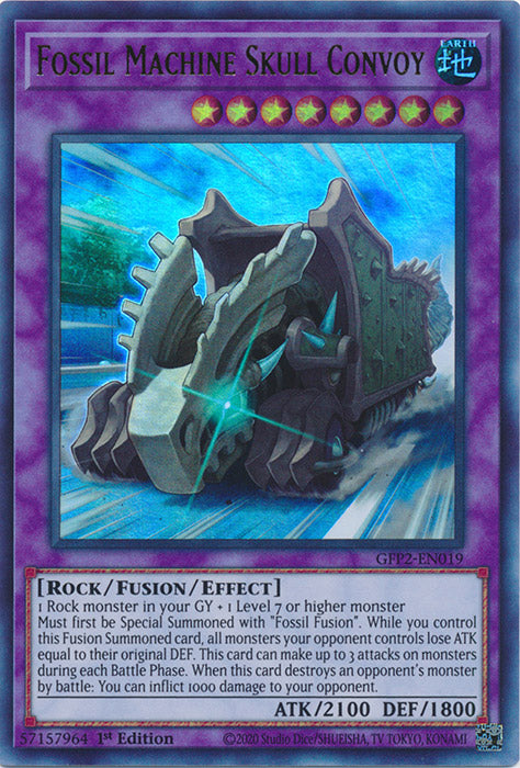 Yugioh - Fossil Machine Skull Convoy *Ultra Rare* GFP2-EN019 (NM)