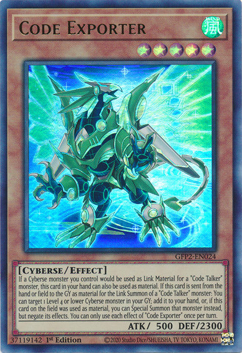 Yugioh - Code Exporter *Ultra Rare* GFP2-EN024 (NM)