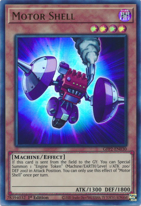 Yugioh - Motor Shell *Ultra Rare* GFP2-EN030 (NM)