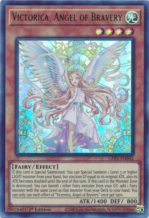 Yugioh - Victorica, Angel of Bravery *Ultra Rare* GFP2-EN042 (NM)