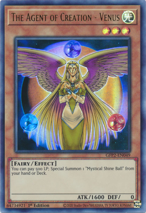 Yugioh - The Agent of Creation - Venus *Ultra Rare* GFP2-EN049 (NM)
