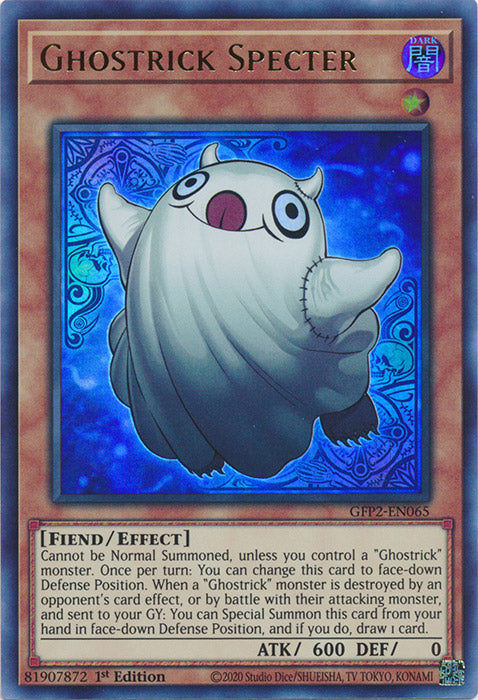 Yugioh - Ghostrick Specter *Ultra Rare* GFP2-EN065 (NM)