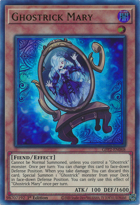 Yugioh - Ghostrick Mary *Ultra Rare* GFP2-EN068 (NM)