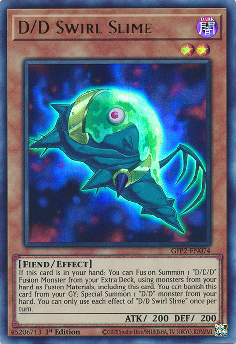 Yugioh - D/D Swirl Slime *Ultra Rare* GFP2-EN074 (NM)