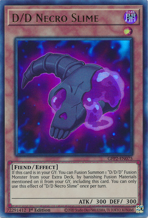 Yugioh - D/D Necro Slime *Ultra Rare* GFP2-EN075 (NM)