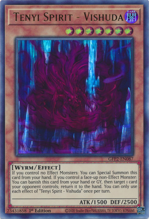 Yugioh - Tenyi Spirit - Vishuda *Ultra Rare* GFP2-EN087 (NM)