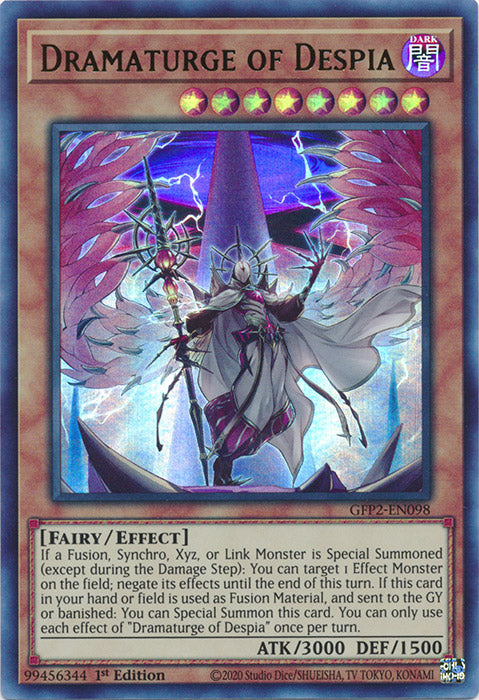 Yugioh - Dramaturge of Despia *Ultra Rare* GFP2-EN098 (NM)