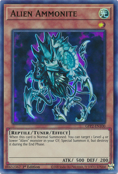 Yugioh - Alien Ammonite *Ultra Rare* GFP2-EN100 (NM)