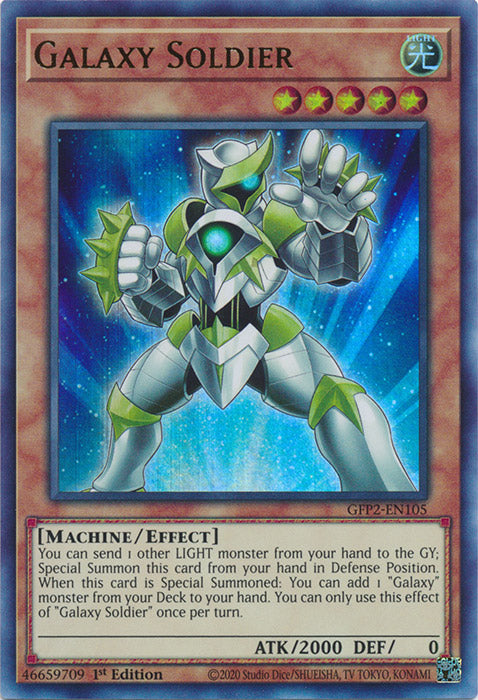 Yugioh - Galaxy Soldier *Ultra Rare* GFP2-EN105 (NM)