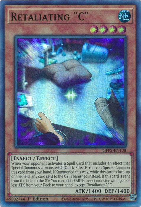 Yugioh - Retaliating "C" *Ultra Rare* GFP2-EN108 (NM)
