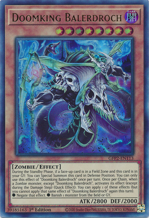 Yugioh - Doomking Balerdroch *Ultra Rare* GFP2-EN113 (NM)