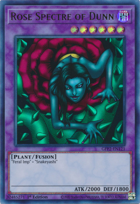 Yugioh - Rose Spectre of Dunn *Ultra Rare* GFP2-EN121 (NM)