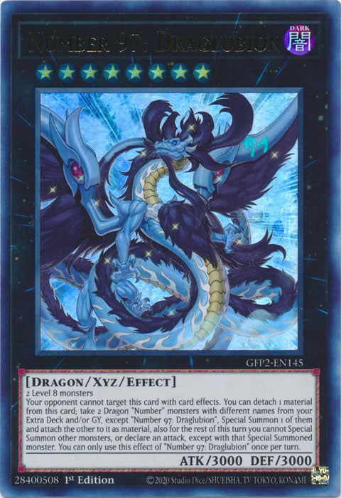 Yugioh - Number 97: Draglubion *Ultra Rare* GFP2-EN145 (NM)