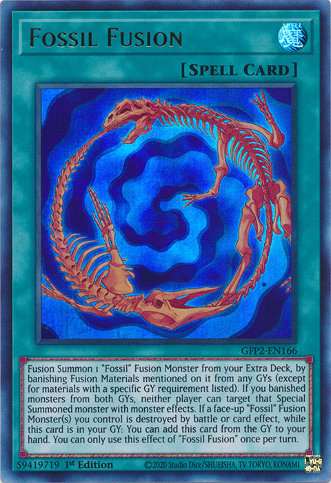 Yugioh - Fossil Fusion *Ultra Rare* GFP2-EN166 (NM)