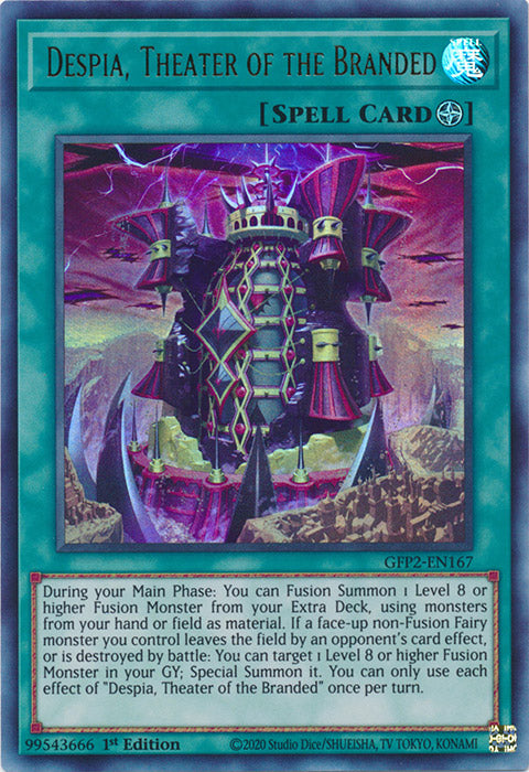 Yugioh - Despia, Theater of the Branded *Ultra Rare* GFP2-EN167 (NM)