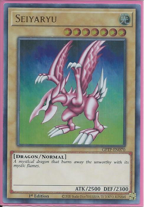 Yugioh - Seiyaryu *Ultra Rare* GFTP-EN070 (NM/M)
