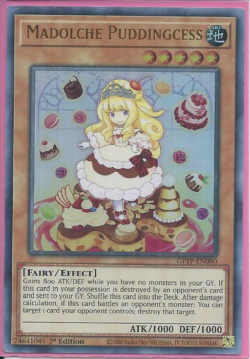 Yugioh - Madolche Puddingcess *Ultra Rare* GFTP-EN080 (NM/M)