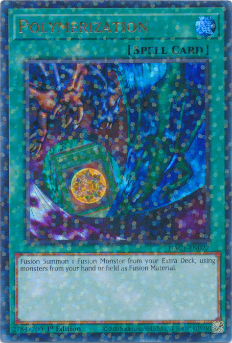 Yugioh - Polymerization *Duel Terminal Ultra Rare* HAC1-EN022 (NM)
