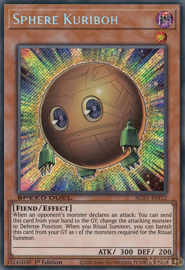Yugioh - Sphere Kuriboh *Secret Rare* SGX1-ENI12 (NM/M)