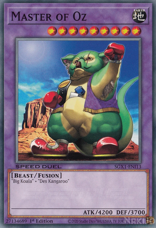 Yugioh - Master of Oz *Common* SGX1-ENI13 (NM)