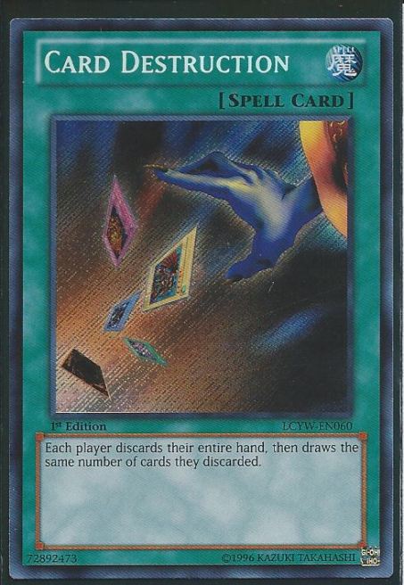 Yugioh - Card Destruction *Secret Rare* LCYW-EN060 (LP)