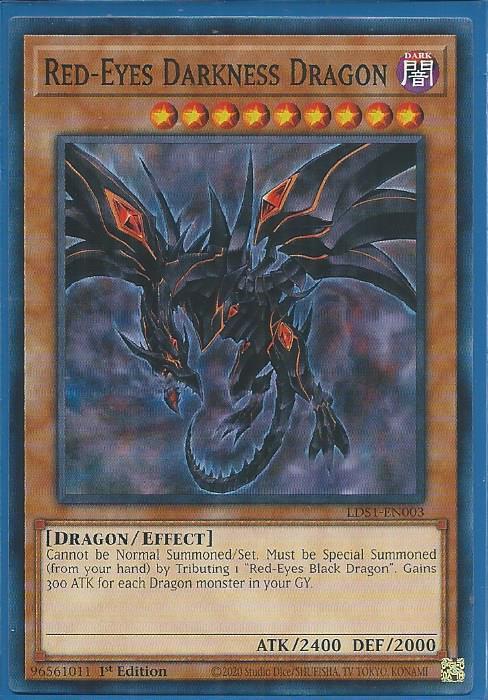 Yugioh - Red-Eyes Darkness Dragon *Common* LDS1-EN003 (NM)