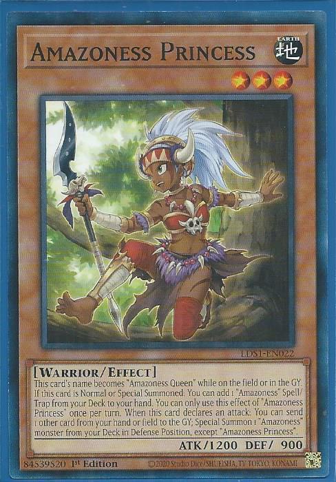 Yugioh - Amazoness Princess *Common* LDS1-EN022 (NM/M)