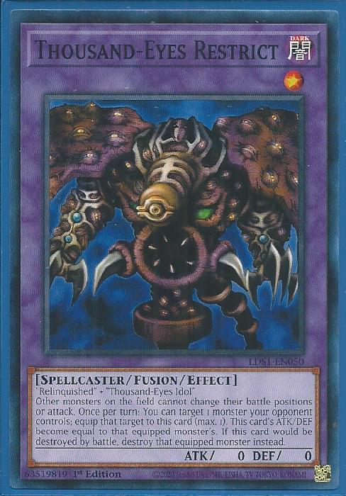 Yugioh - Thousand-Eyes Restrict *Common* LDS1-EN050 (NM)
