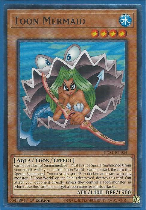 Yugioh - Toon Mermaid *Common* LDS1-EN054 (NM)