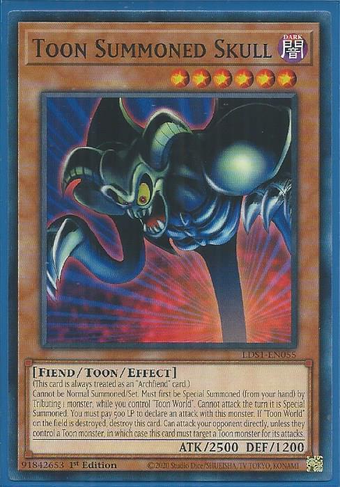 Yugioh - Toon Summoned Skull *Common* LDS1-EN055 (NM)