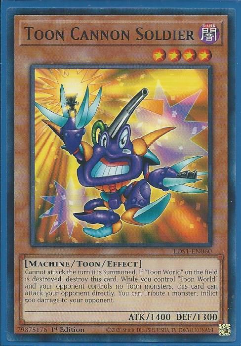Yugioh - Toon Cannon Soldier *Common* LDS1-EN060 (NM)