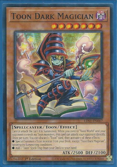 Yugioh - Toon Dark Magician *Common* LDS1-EN067 (NM)