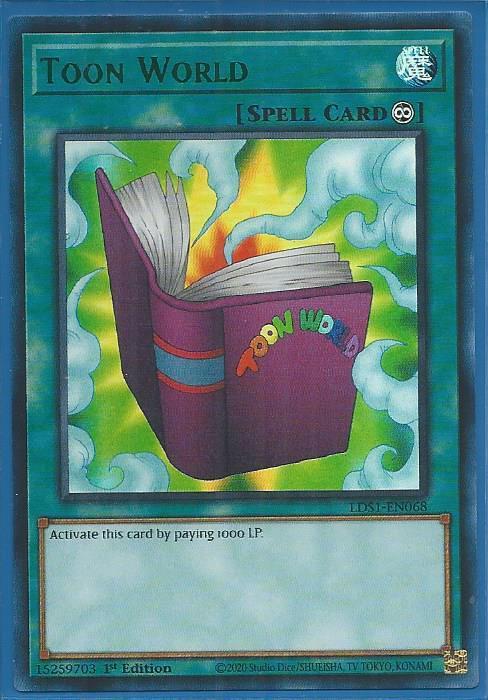 Yugioh - Toon World *Green Ultra Rare* LDS1-EN068 (NM)