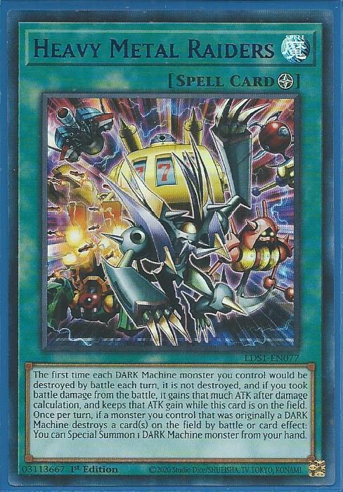 Yugioh - Heavy Metal Raiders *Blue Ultra Rare* LDS1-EN077 (NM/M)