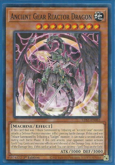 Yugioh - Ancient Gear Reactor Dragon *Common* LDS1-EN082 (NM)