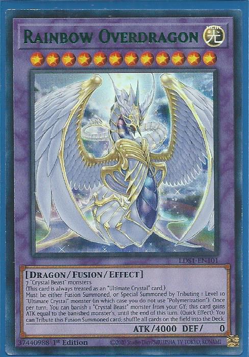 Yugioh - Rainbow Overdragon *Green Ultra Rare* LDS1-EN101 (NM/M)