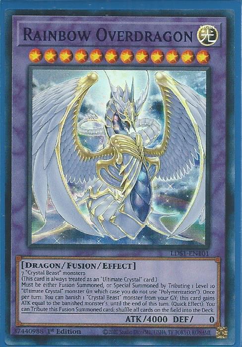 Yugioh - Rainbow Overdragon *Purple Ultra Rare* LDS1-EN101 (NM/M)