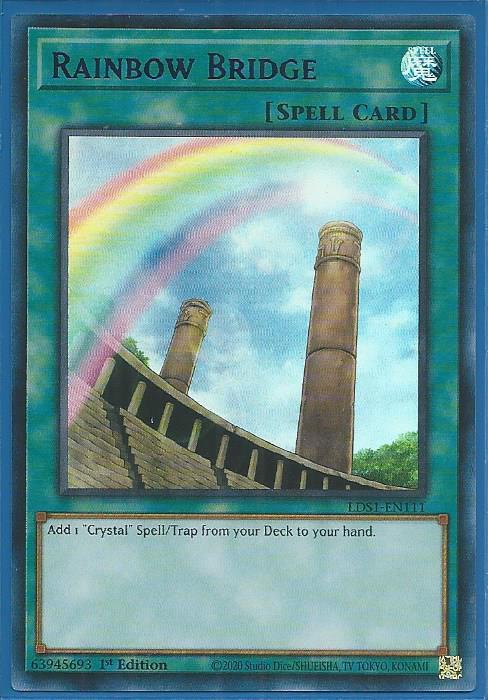 Yugioh - Rainbow Bridge *Purple Ultra Rare* LDS1-EN111 (NM)