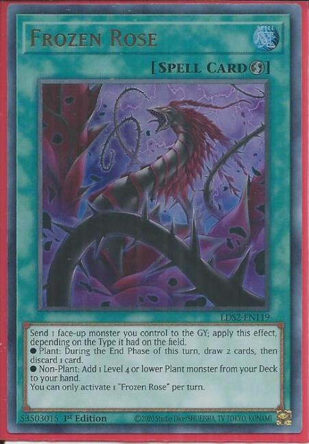 Yugioh - Frozen Rose *Ultra Rare* LDS2-EN119 (NM)