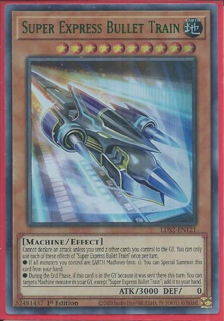 Yugioh - Super Express Bullet Train *Green Ultra Rare* LDS2-EN121 (NM/M)