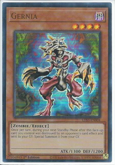 Yugioh - Gernia *Ultra Rare* LDS3-EN004 (NM)