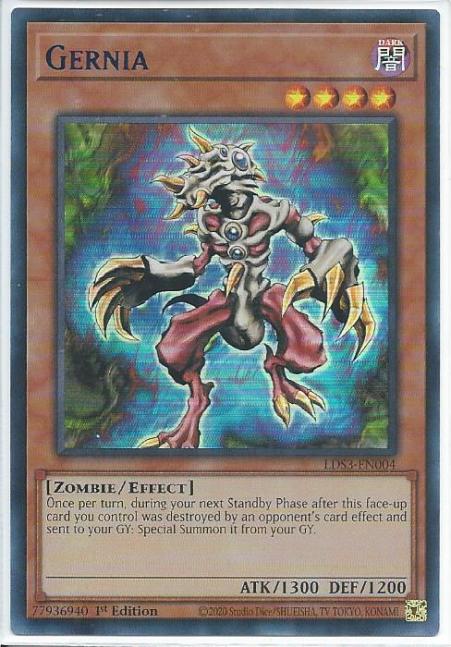 Yugioh - Gernia *Blue Ultra Rare* LDS3-EN004 (NM/M)