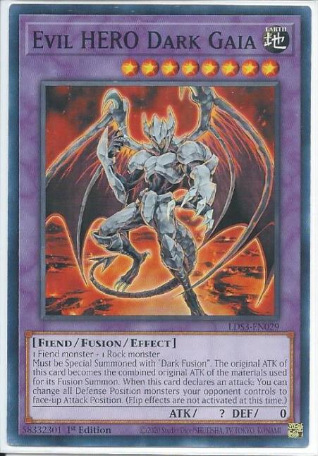 Yugioh - Evil HERO Dark Gaia *Common* LDS3-EN029 (NM)