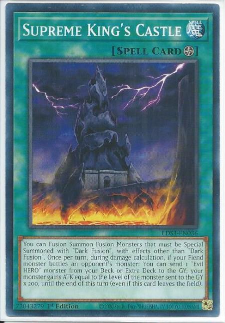 Yugioh - Supreme King's Castle *Common* LDS3-EN036 (NM/M)