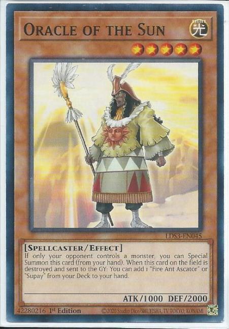 Yugioh - Oracle of the Sun *Common* LDS3-EN045 (NM/M)