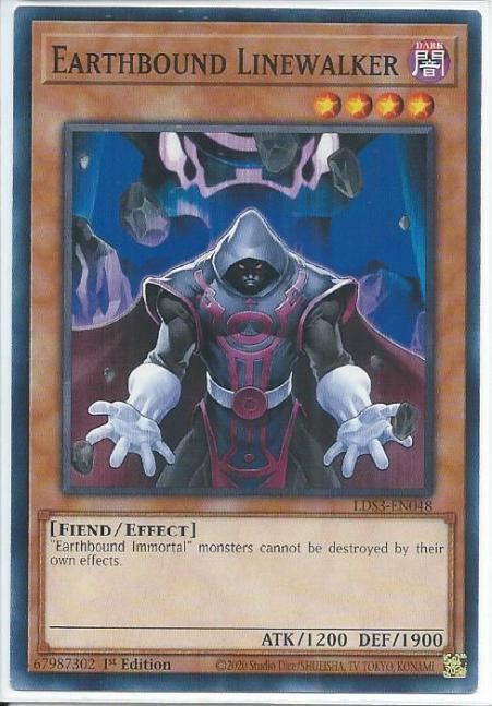 Yugioh - Earthbound Linewalker *Common* LDS3-EN048 (NM/M)