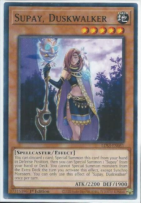 Yugioh - Supay, Duskwalker *Common* LDS3-EN051 (NM)